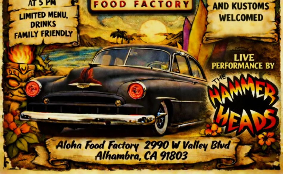 Wheels and Wave Car Meet partial flyer